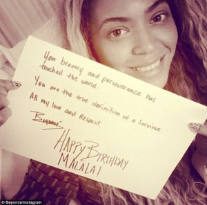 Sending her love: The mother-of-one posted a bare-faced birthday wish ...