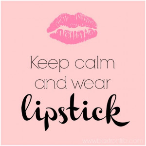 keep calm and wear lipstick #tartecosmetics