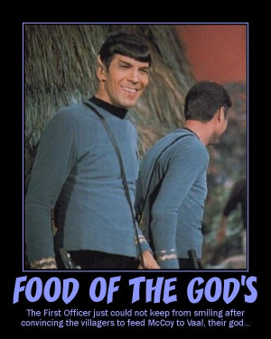 Oh, that Spock... he just never gave poor old Bones a break, did he?