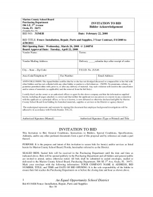 sample contract for fence installation