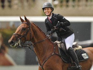Ashlee Bond and Cadette 7 in the Esso Challenge Cup at Spruce Meadows ...