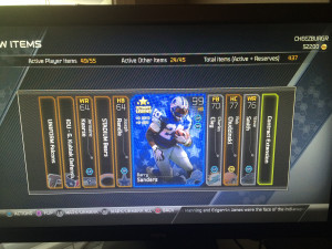 Barry Sanders Mut Madden 15