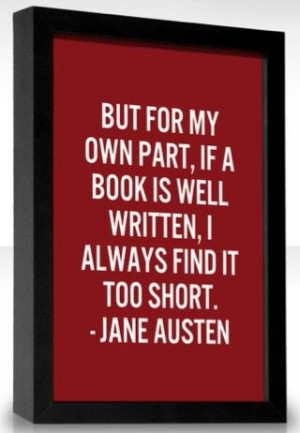 Jane Austen book quote