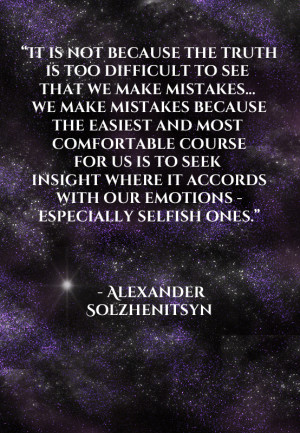 Alexander Solzhenitsyn quote on truth
