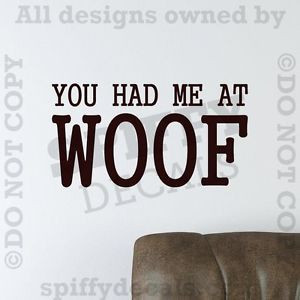 Pet Quote art | ... Dog Cat Animal Pet Quote Vinyl Wall Decal Decor ...