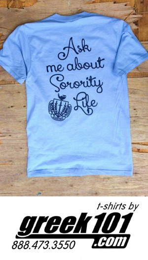 Ask me about sorority life! Panhellenic Sorority Recruitment crest ...