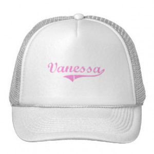 Vanessa Classic Style Name Mesh Hat