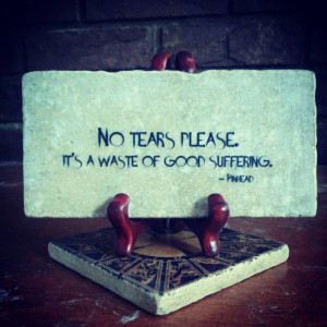 Tears Please Hellraiser Motivational Pinhead Quote Plaque Cheer
