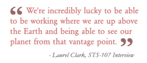 Laurel Clark, STS-107 Interview