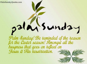 Happy Palm Sunday Quotes and Sayings 2015 Wishes Greetings