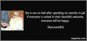 She is out on bail after spending six months in jail. If everyone is ...