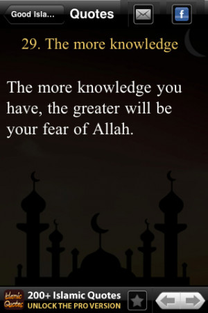 Free Good Islamic Quotes Free iPhone App & Review