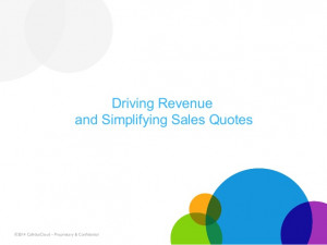 Drive Revenue and Simplify Sales Quotes