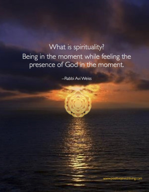 Great quote from Rabbi Avi Weiss....