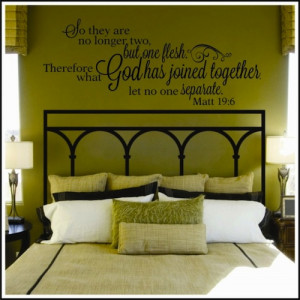 What God Has Joined Together Wall Decal–$32