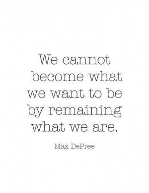 Gotta Make A Change To Move Forward