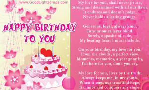 cards, happy birthday love quotes & graphics, birthday wishes for your ...