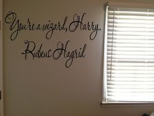 Hagrid You're a Wizard Harry Potter Movie Quote Vinyl Wall Decal ...