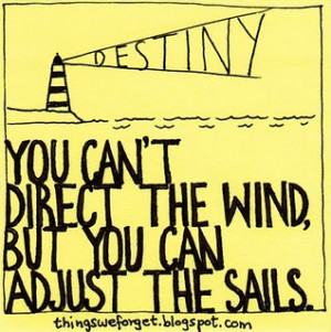 adjust your sails, change your outlook