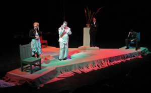 ... no exit is an unforgettable portrayal of hell..English adaptation of