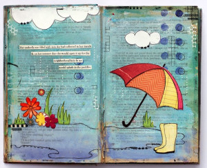 ... the neighborhood kids & we would splash in the puddles. Brian Andreas