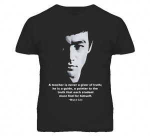 The legend martial artist bruce lee jet kundo teacher quotes T Shirt