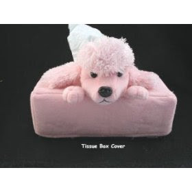 This Pink Poodle tissue box cover is sure to be the perfect addition ...