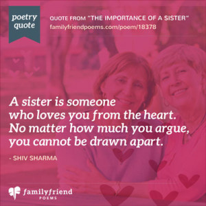 Sister Poems and Quotes