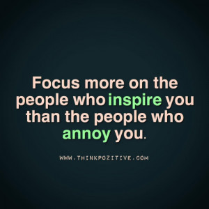Focus More On The People