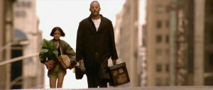 Jean Reno (Leon) and Natalie Portman (Mathilda) in The Professional ...