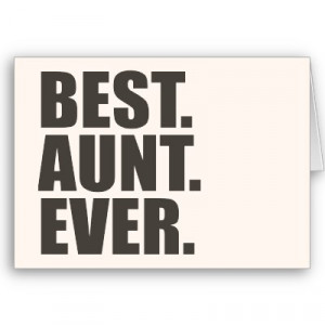 best aunt ever so aunt j