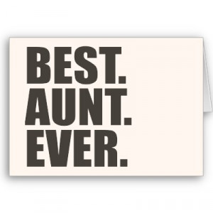 best aunt ever so aunt j