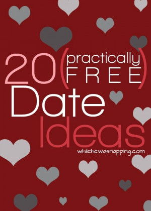 20 (Practically Free) Date Night Ideas: Free Date Night, Nerf Guns ...