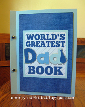 ... free printable book for Father's Day or a gift for a dad's birthday