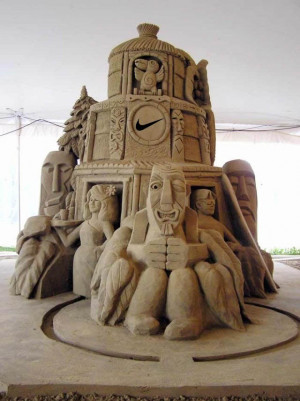 Nike sand castle Image