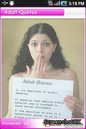 Adult Quotes Screenshot 1