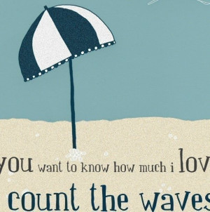 you want to know how much i love you | count the waves | Etsy