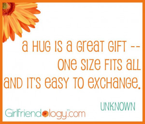 ... gift - one size fits all & its easy to exchange :) #girlfriend #quote