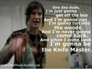 AND WHEN I COME BACK.... hahahahah the rev best quote ever. r.i.p ...