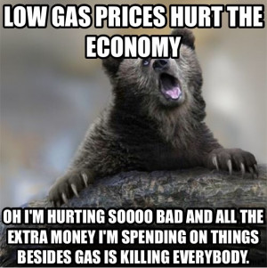 As I read yet another article on how low gas prices are hurting the ...