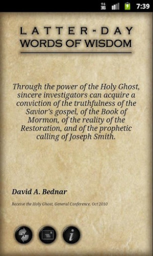 ... quotations by Prophets, Apostles and Leaders from the LDS Church