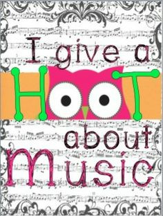 Give a HOOT About Music Bulletin Board Kit