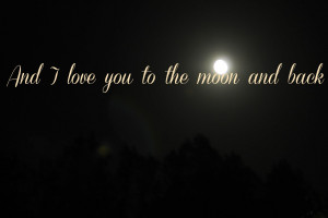 love, moon, quotes