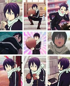 Noragami ~~ Just a few of the many hilarious expressions that Yato ...