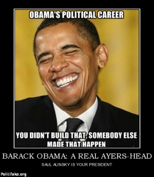 Barack Obama A Real Ayers Head Saul Alinsky Is Your President picture