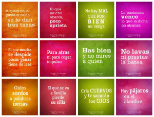 ... Dichos populares en español / As They Say: Popular Sayings in Spanish