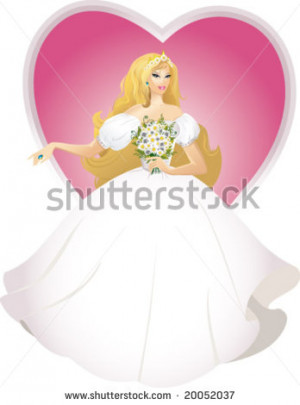 Beautiful princess-bride