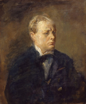 Painting Name: Sir Winston Leonard Spencer Churchill