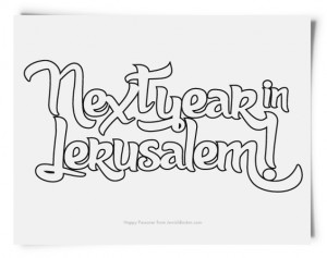 Jewish Passover Colouring Pages picture