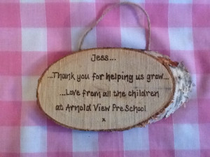 This fabulous plaque would make a wonderful gift for a special teacher ...